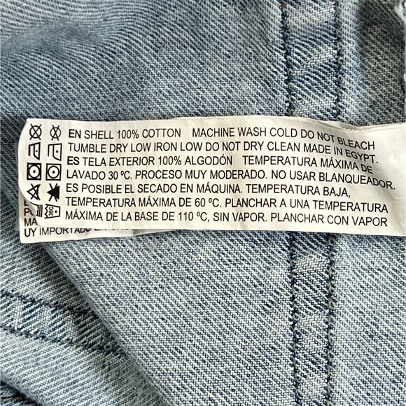 Forever 21 Distressed Ripped Jeans WMNS Baggy 27 Straight Leg Light Wash Casual - Picture 6 of 6